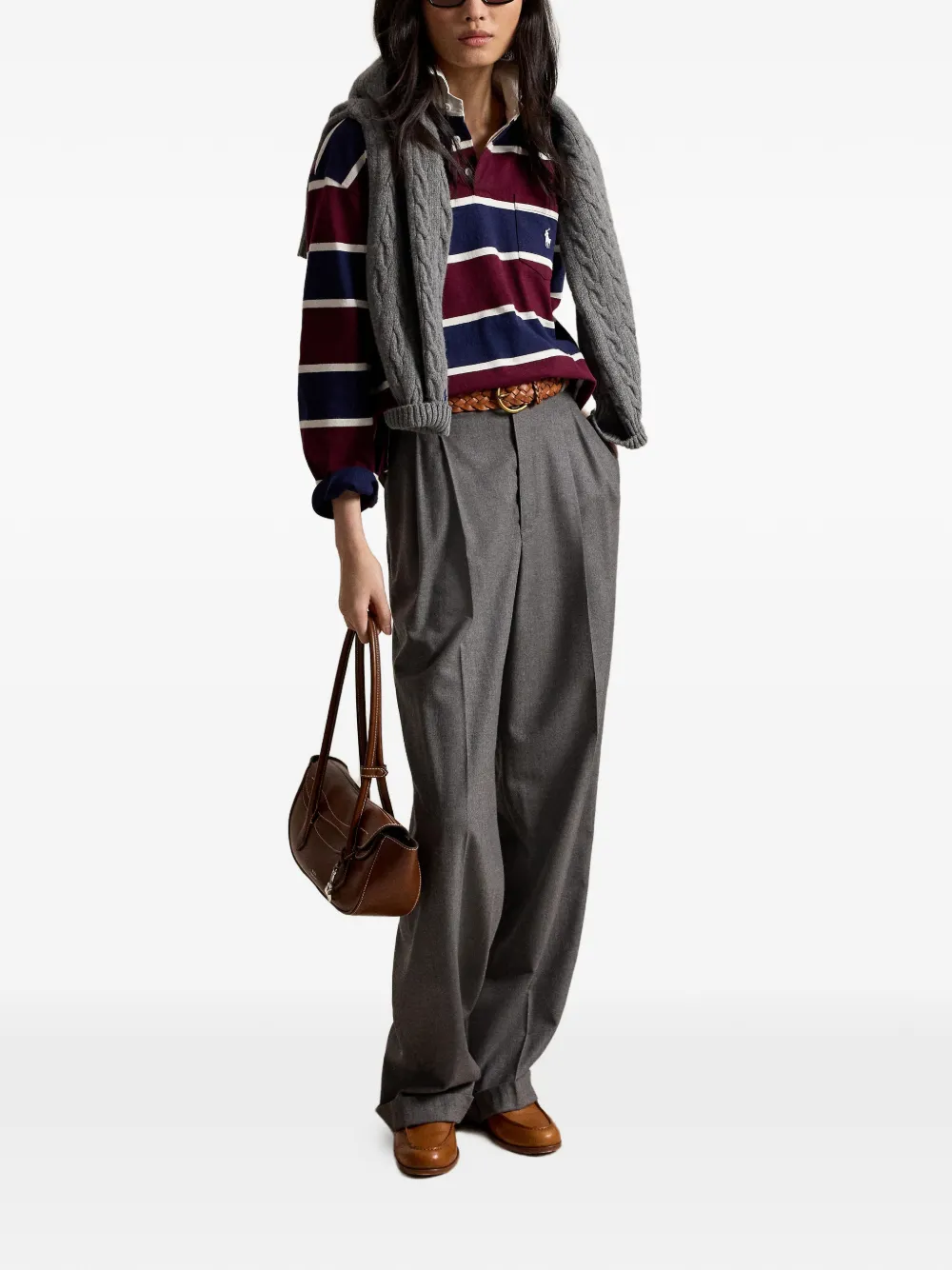 Polo Ralph Lauren Gestreepte polotop Rood