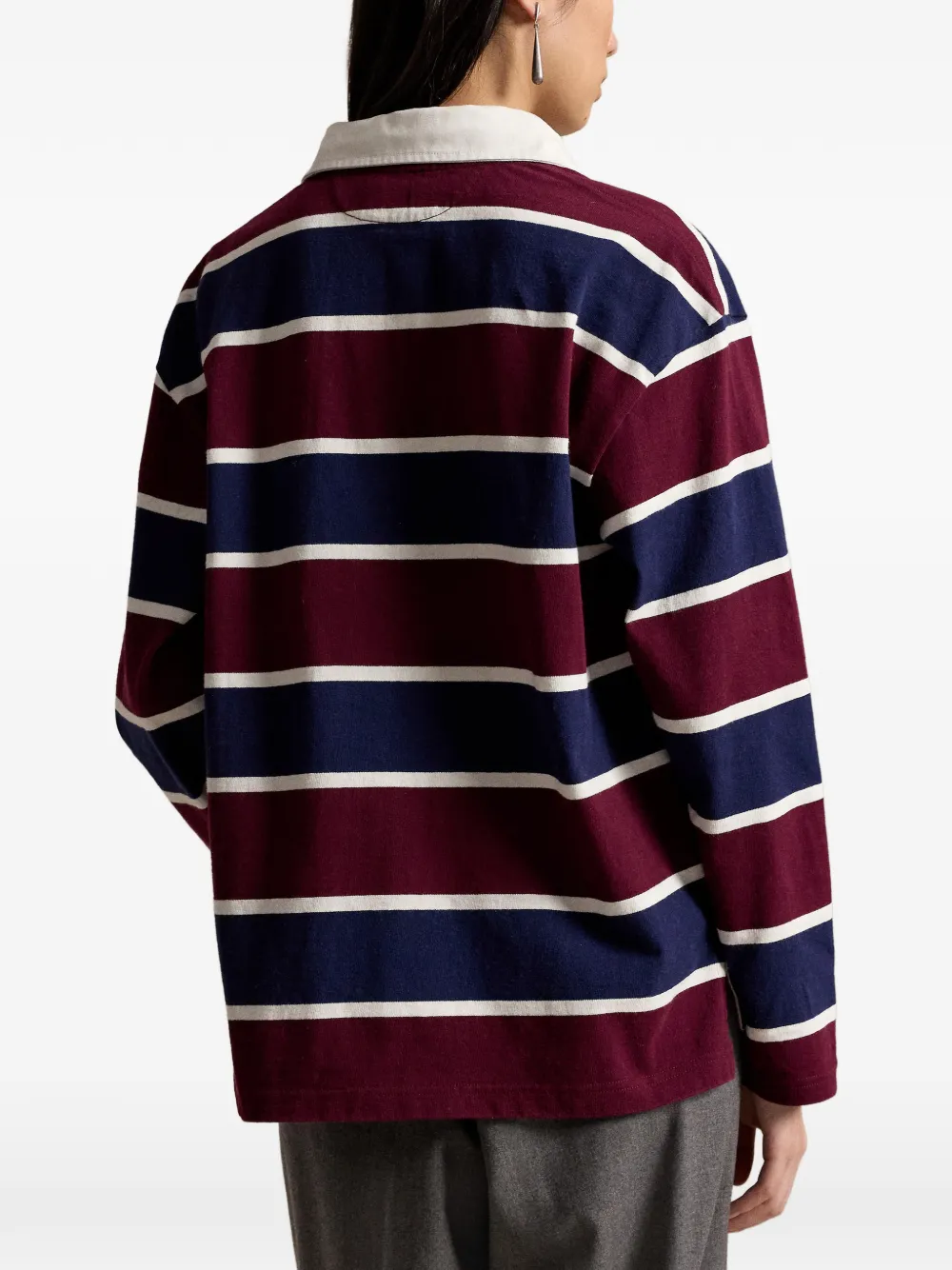 Polo Ralph Lauren Gestreepte polotop Rood