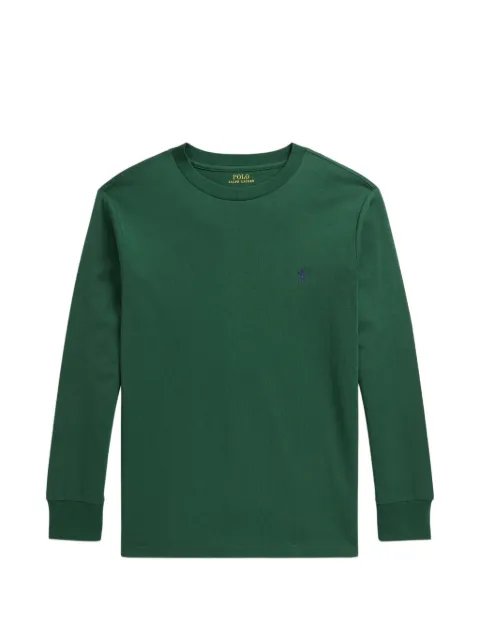 POLO RALPH LAUREN KIDS langærmet T-shirt med Polo Pony-broderi