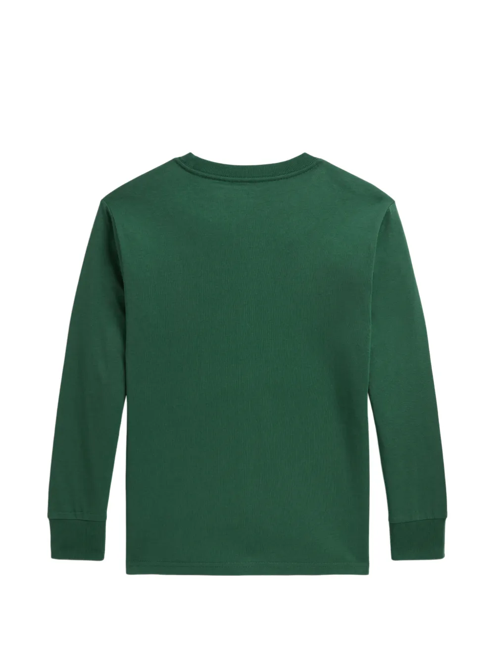 POLO RALPH LAUREN KIDS Katoenen jersey T-shirt met lange mouwen Groen