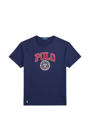 Polo Ralph Lauren Lauren logo-printed crew-neck T-shirt | Blue