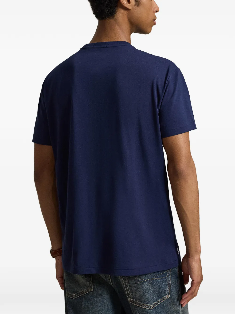 Polo Ralph Lauren Gesmockt T-shirt met logoprint Blauw