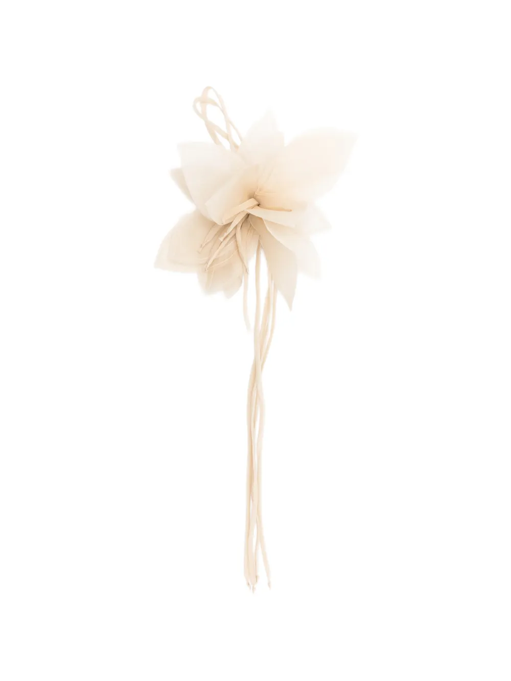 Antonelli Victoria floral-design silk brooch - Toni neutri