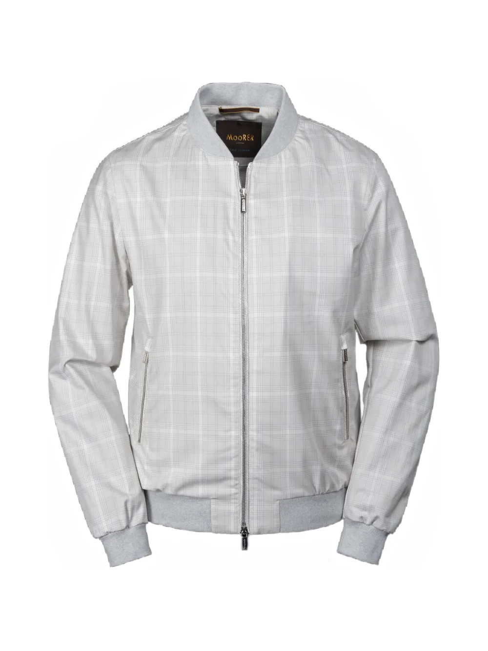 Moorer Sorano zip-fastening bomber jacket - Grigio