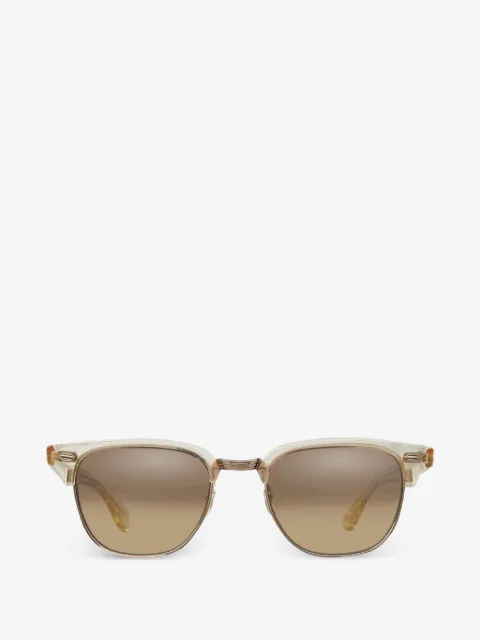 Garrett Leight lentes de sol con armazón redonda