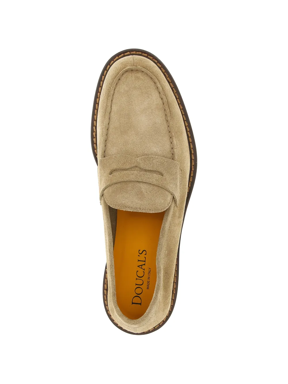 Doucal's suede loafers Beige