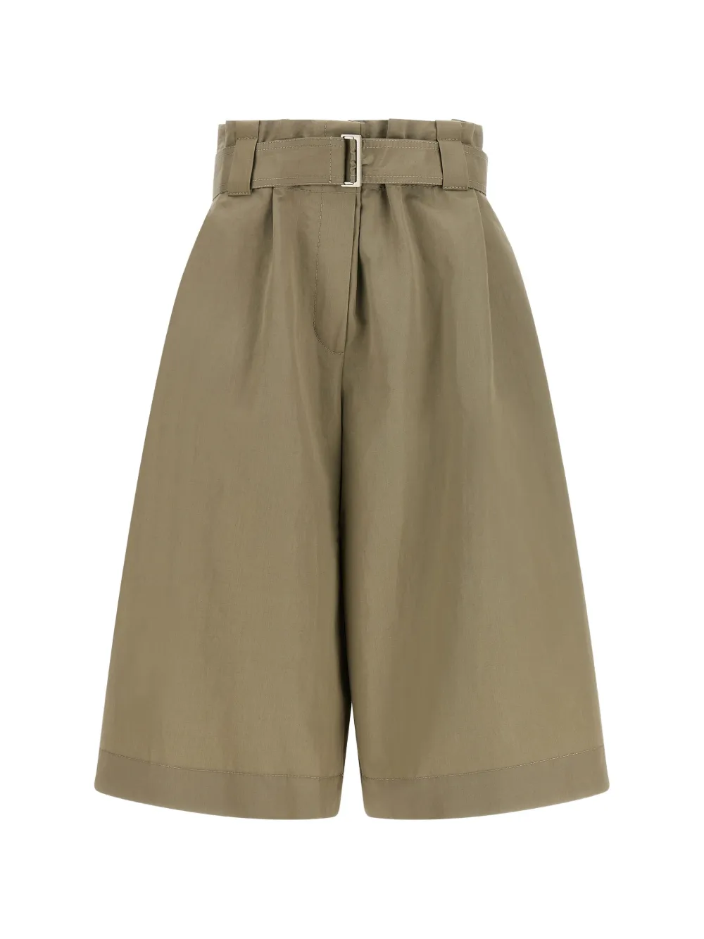 Brunello Cucinelli belted shorts - Verde