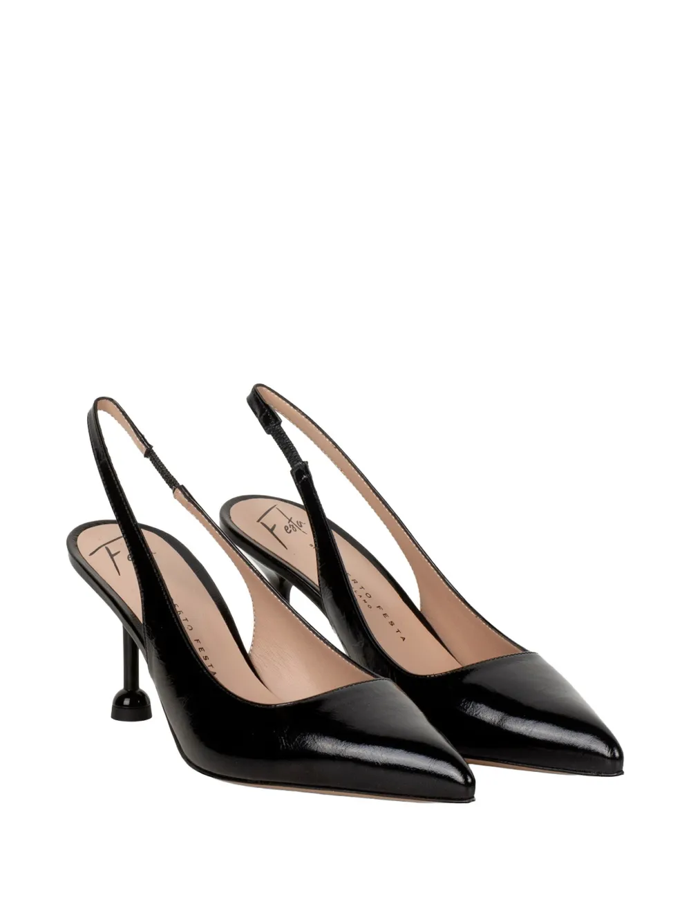 Roberto Festa Slingback muiltjes Zwart