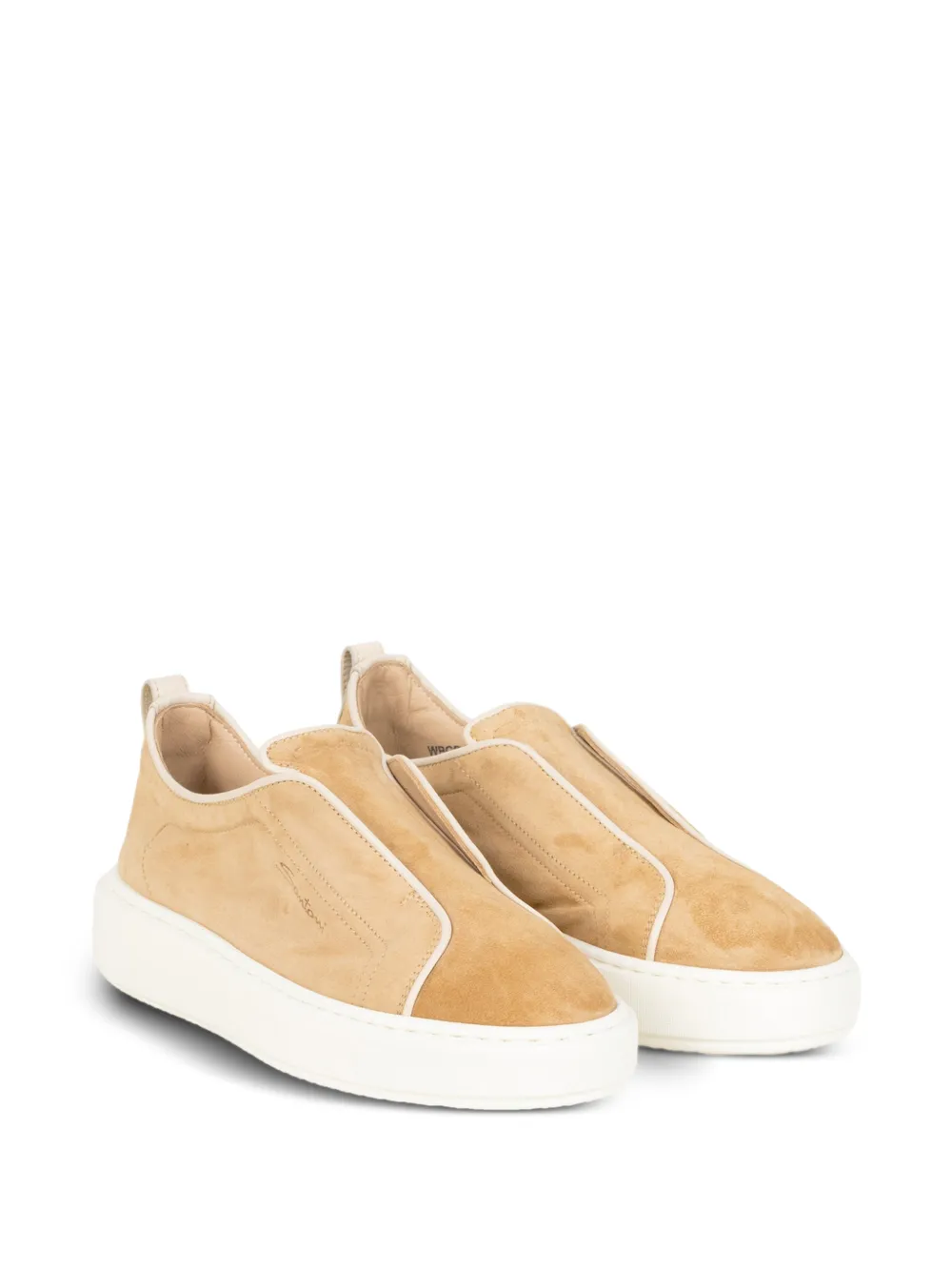 Santoni slop-on sneakers Beige