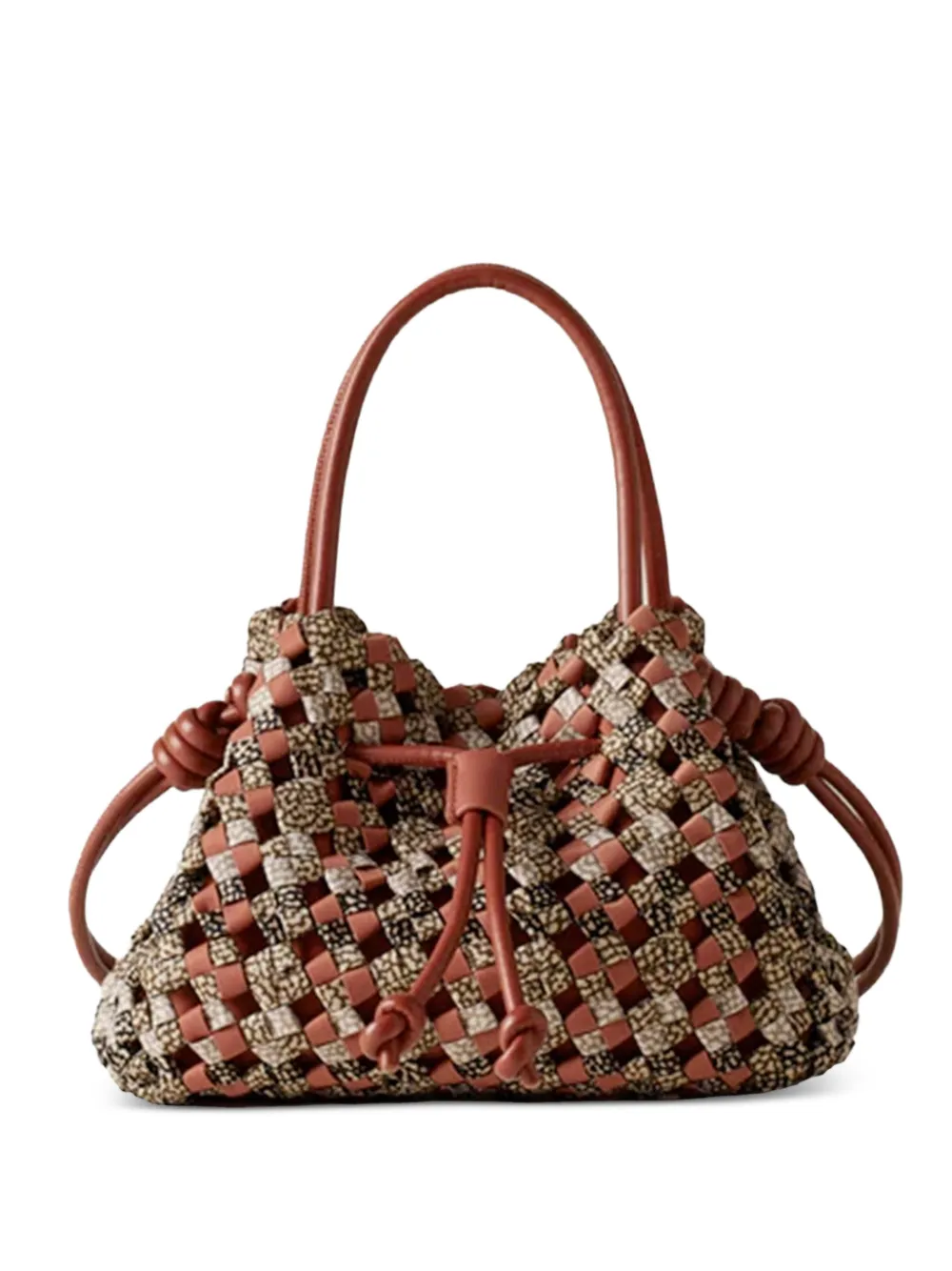 Borbonese mini Nest tote bag - Toni neutri