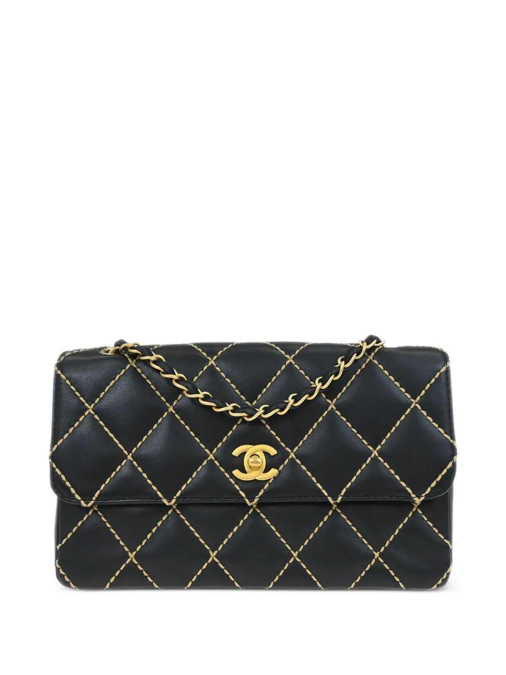CHANEL Pre-Owned 2007 Wild Stitch Single Flap shoulder bag - Nero