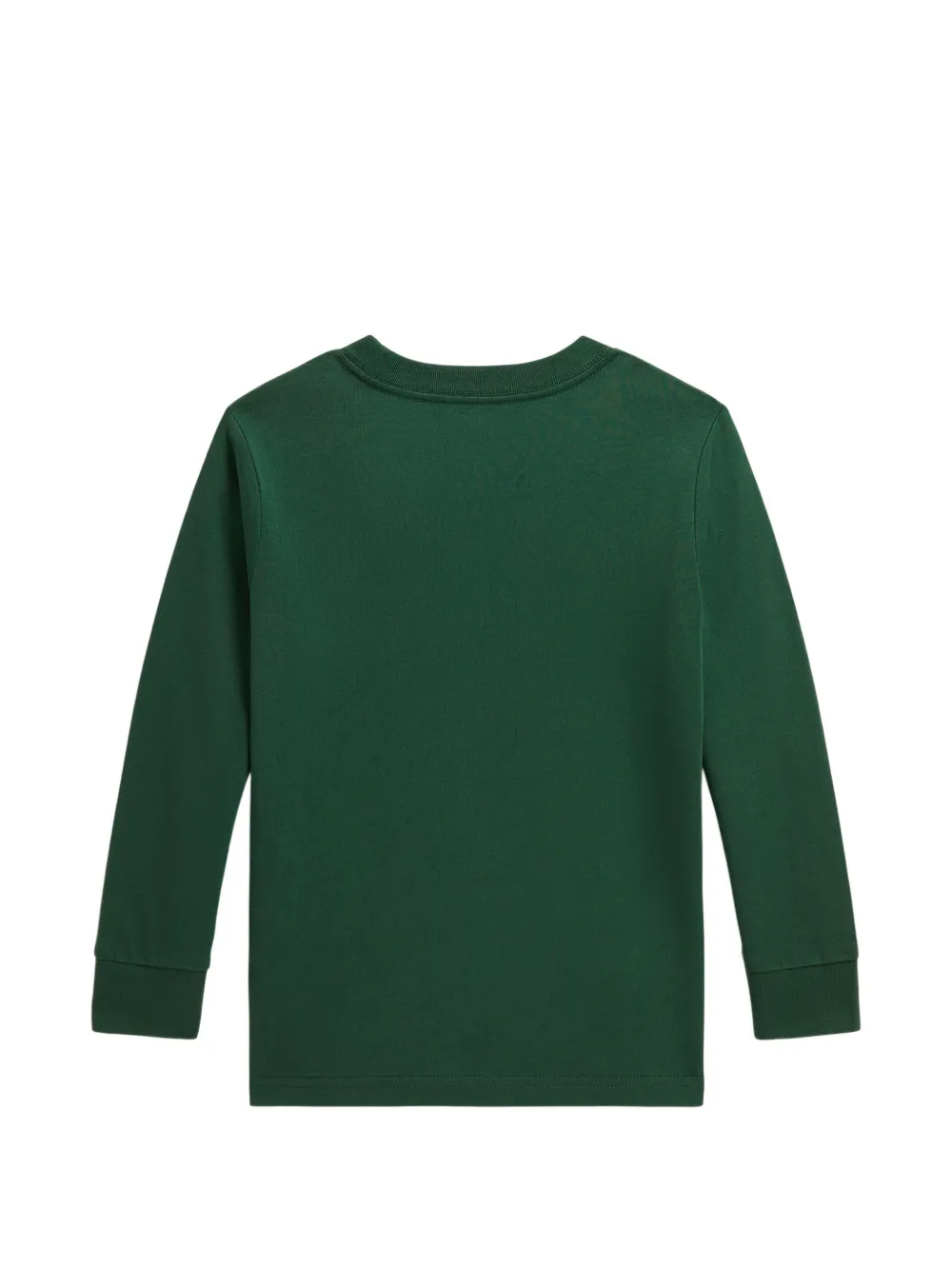 POLO RALPH LAUREN KIDS T-shirt met lange mouwen en Pony-borduurwerk Groen