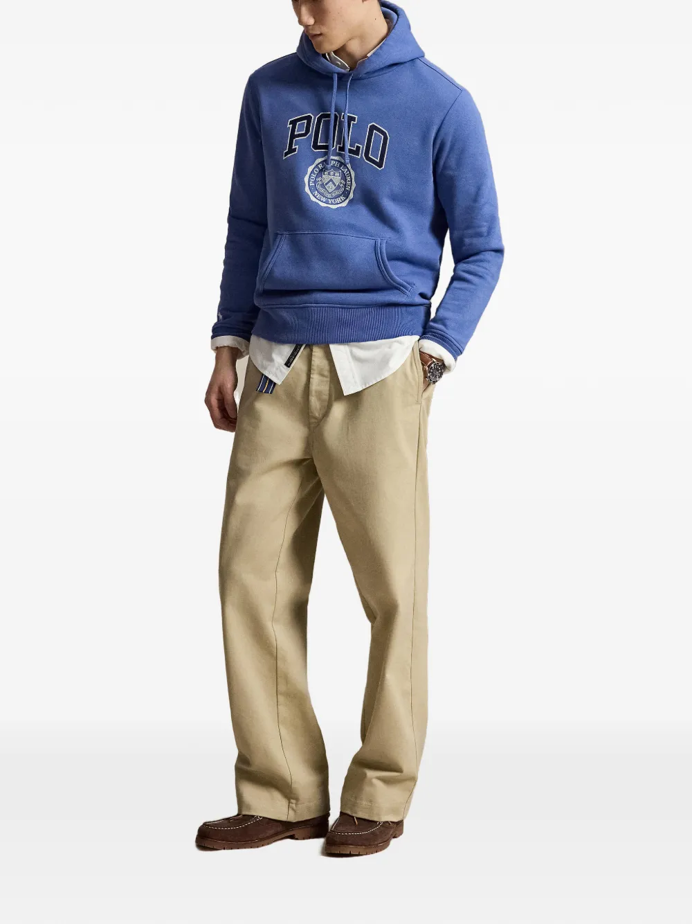 Polo Ralph Lauren Hoodie met logodetail Blauw