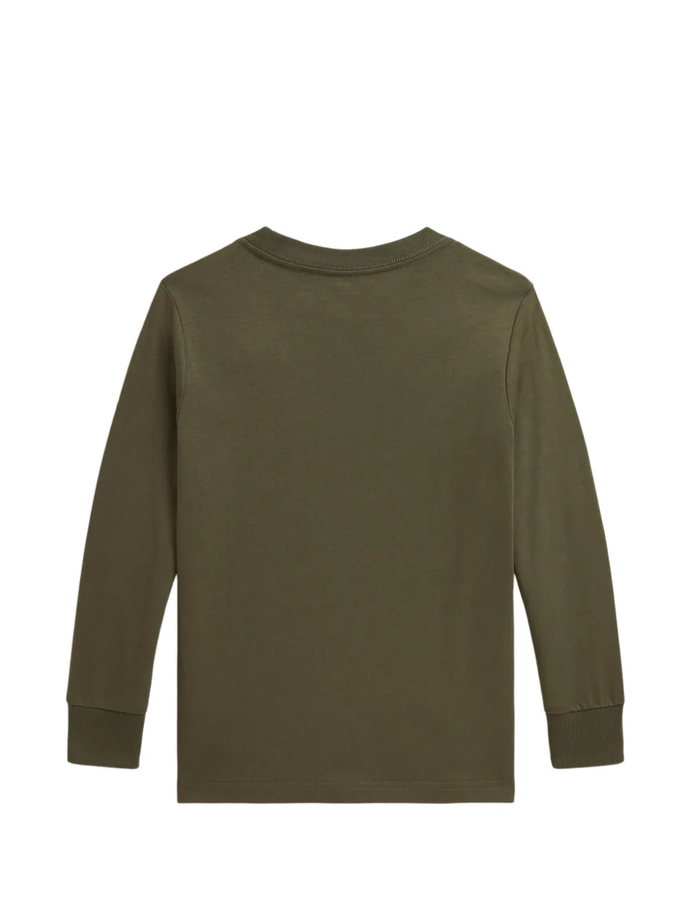 POLO RALPH LAUREN KIDS T-shirt met lange mouwen en Pony-borduurwerk Groen