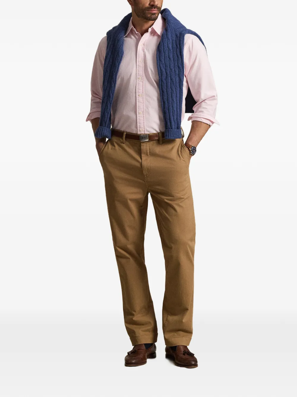 Polo Ralph Lauren Oxford overhemd met Pony-borduurwerk Roze