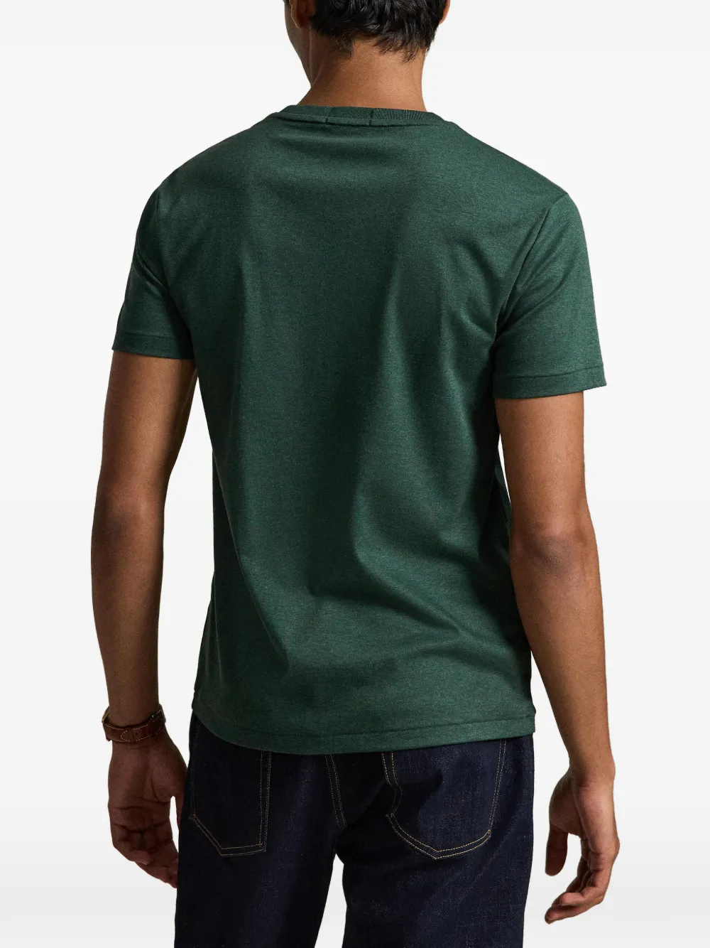 Polo Ralph Lauren Katoenen T-shirt met borduurwerk Groen