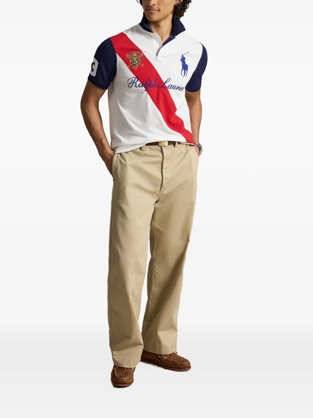 Polo Ralph Lauren Poloshirt met geborduurd logo Wit