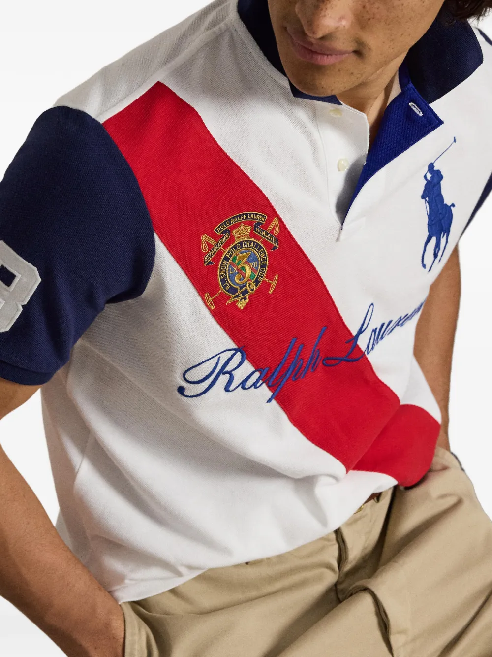 Polo Ralph Lauren Poloshirt met geborduurd logo Wit
