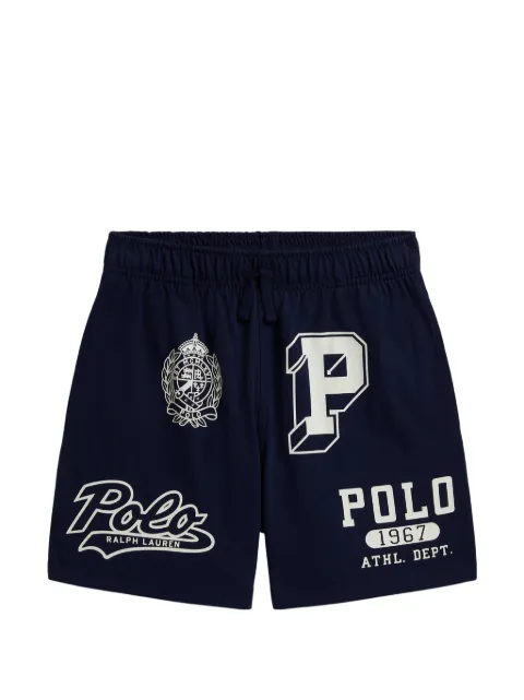 POLO RALPH LAUREN KIDS Costume da bagno con logo e coulisse