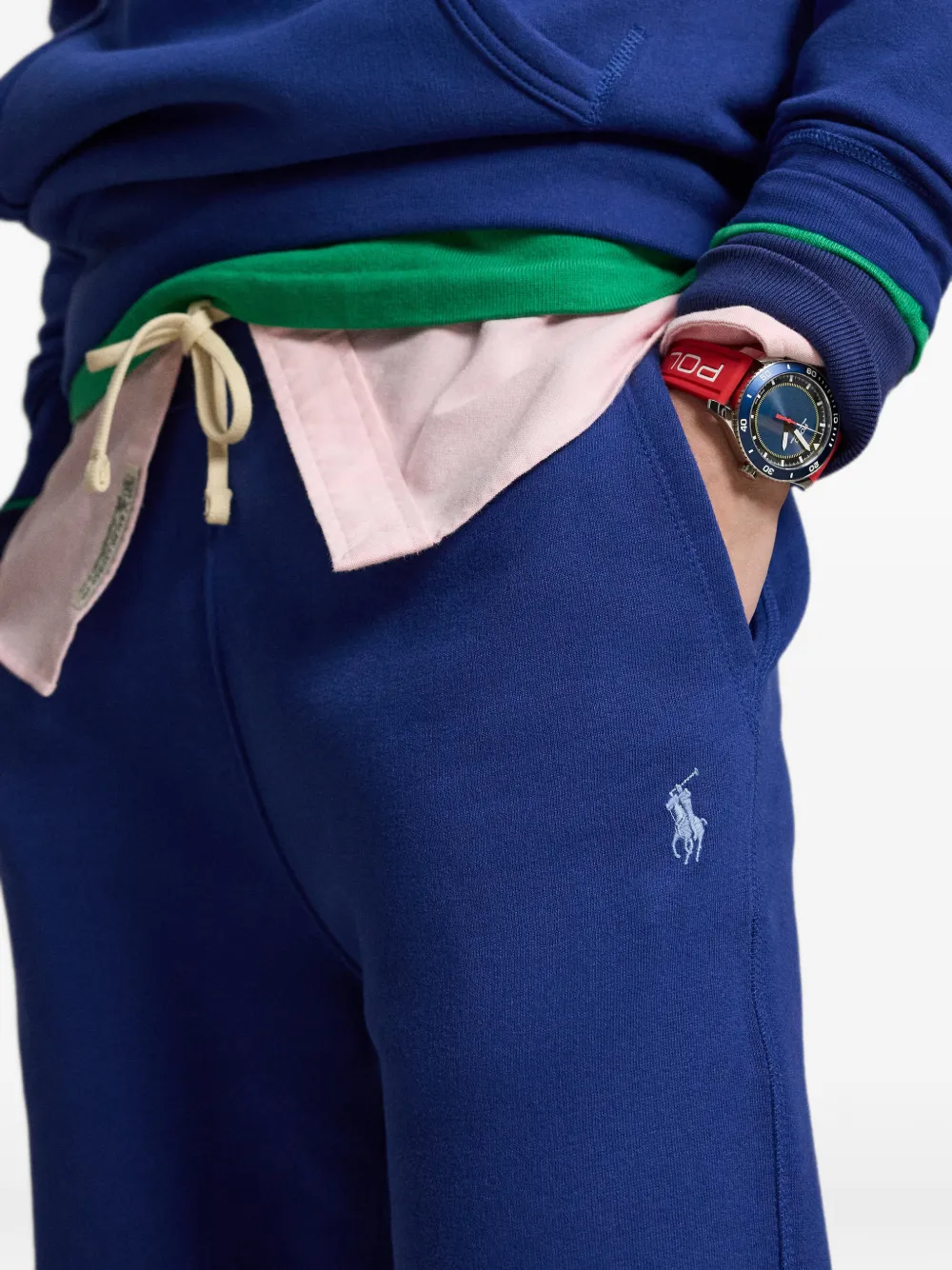 Polo Ralph Lauren The RL fleece trainingsbroek Blauw