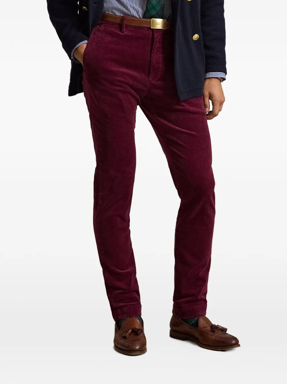 Polo Ralph Lauren Andover slim-fit stretch broek Rood
