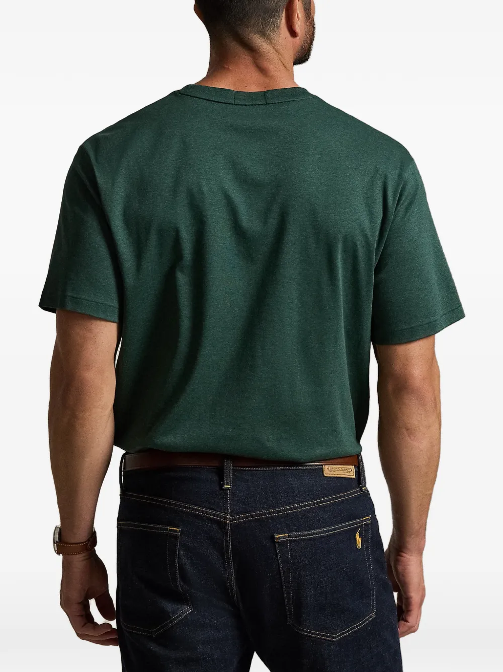 Polo Ralph Lauren Zachte katoenen T-shirt met ronde hals Groen