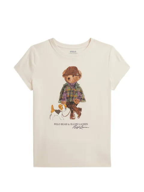 POLO RALPH LAUREN KIDS Polo Bear cotton T-shirt