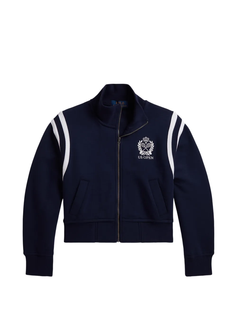 POLO RALPH LAUREN KIDS Bestickte Jacke mit Reißverschluss - Blau