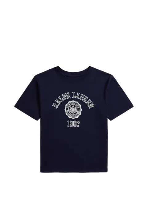 POLO RALPH LAUREN KIDS graphic cotton jersey boxy T-shirt
