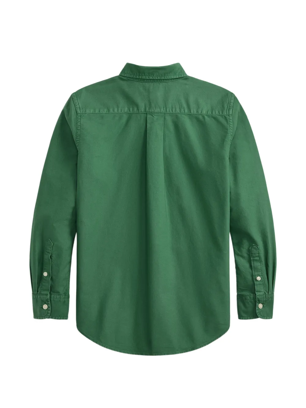 POLO RALPH LAUREN KIDS Geverfd oxford shirt Groen