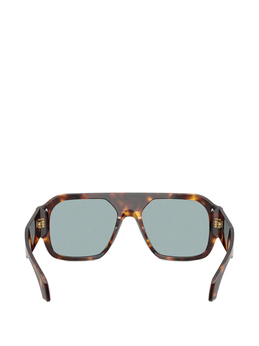 Versace Eyewear Zonnebril met vierkant montuur Bruin