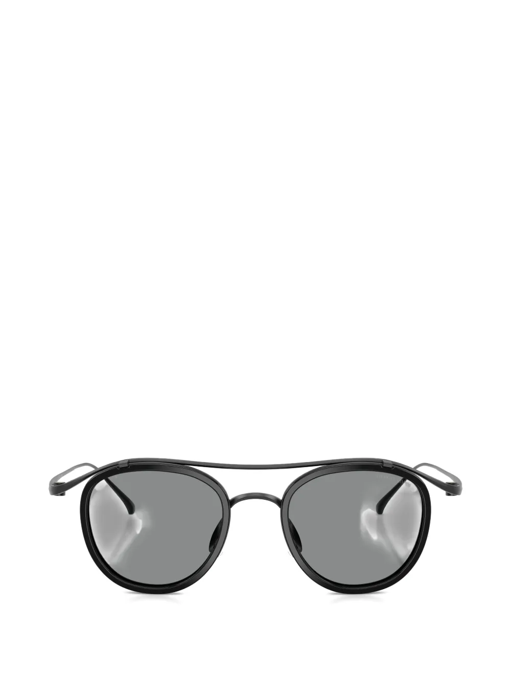 Giorgio Armani round-frame sunglasses - Schwarz