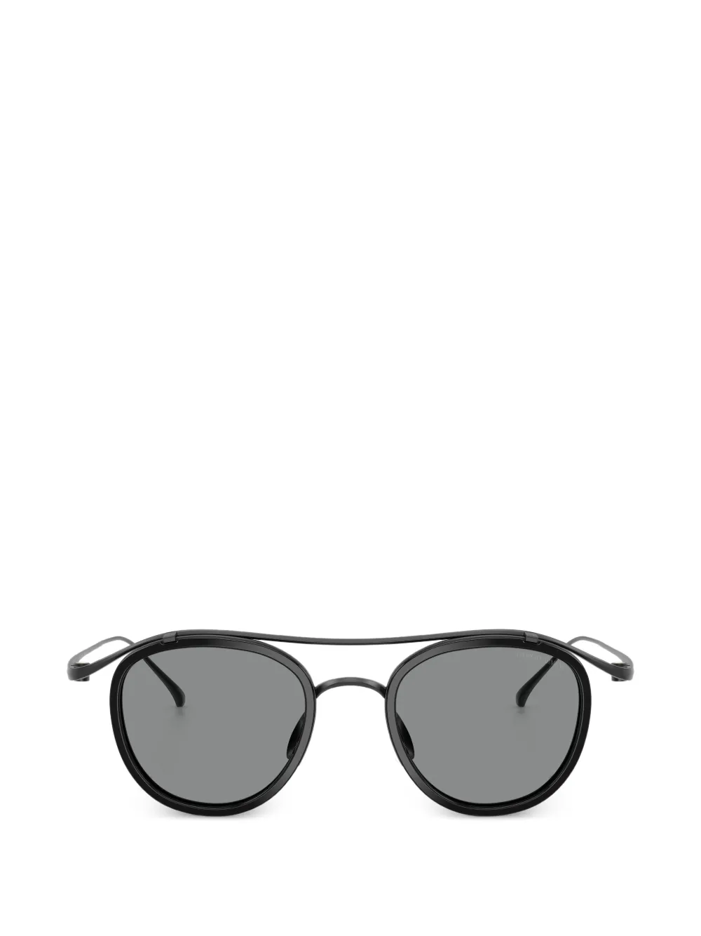 Giorgio Armani round-frame sunglasses - Nero