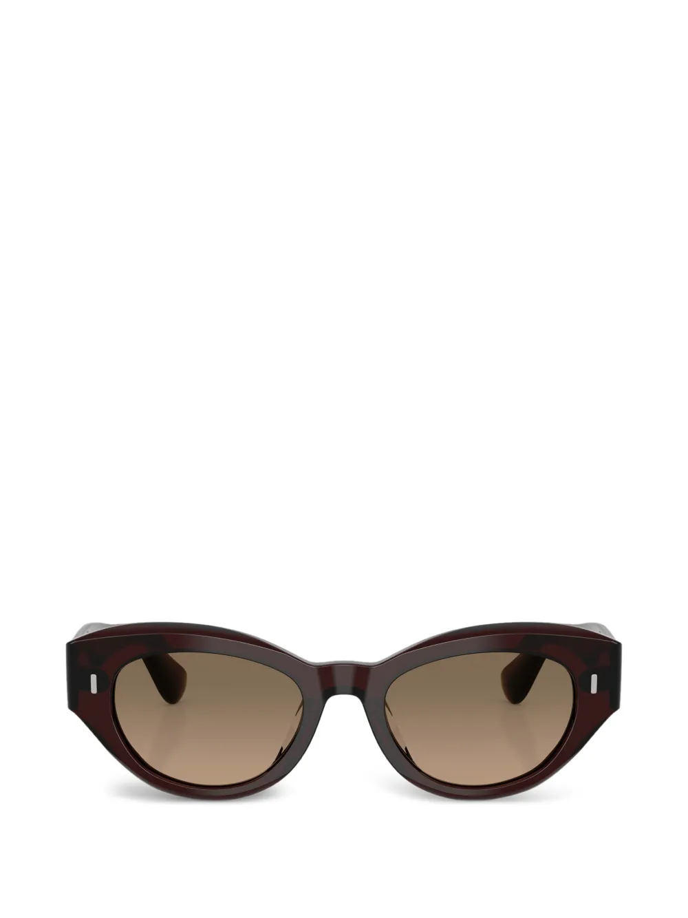 Oliver Peoples Lerrue cat-eye sunglasses - Marrone