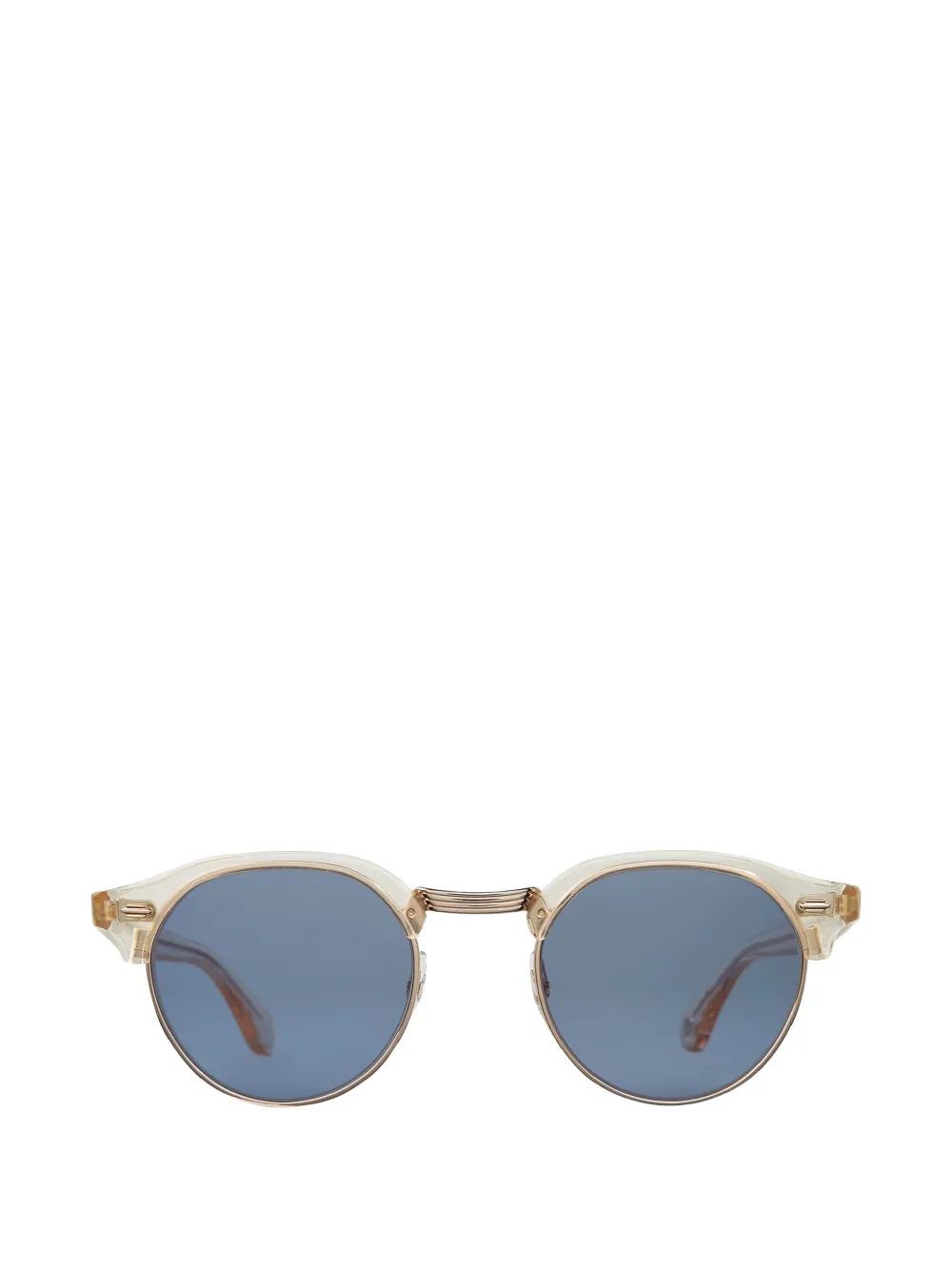 Garrett Leight round-frame sunglasses - Toni neutri