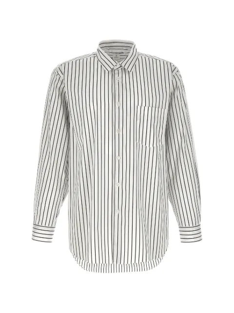 Comme Des Garçons Shirt striped patch-pocket shirt