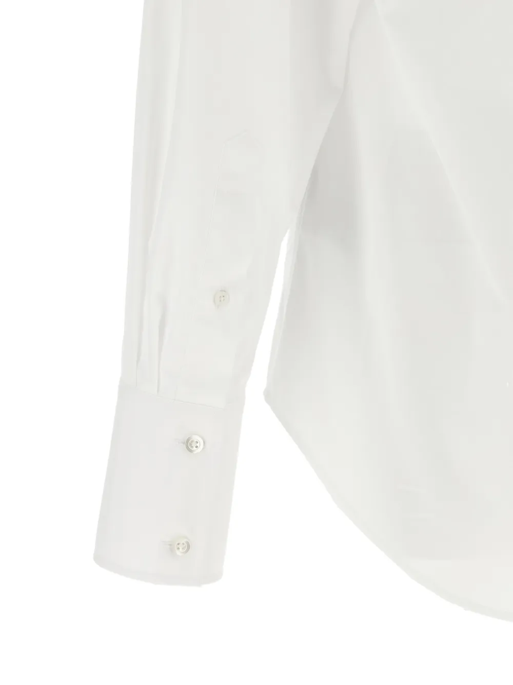 Maison Margiela Overhemd met V-hals Wit