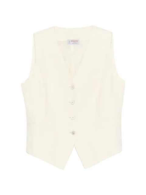 Alberto Biani V-neck button waistcoat