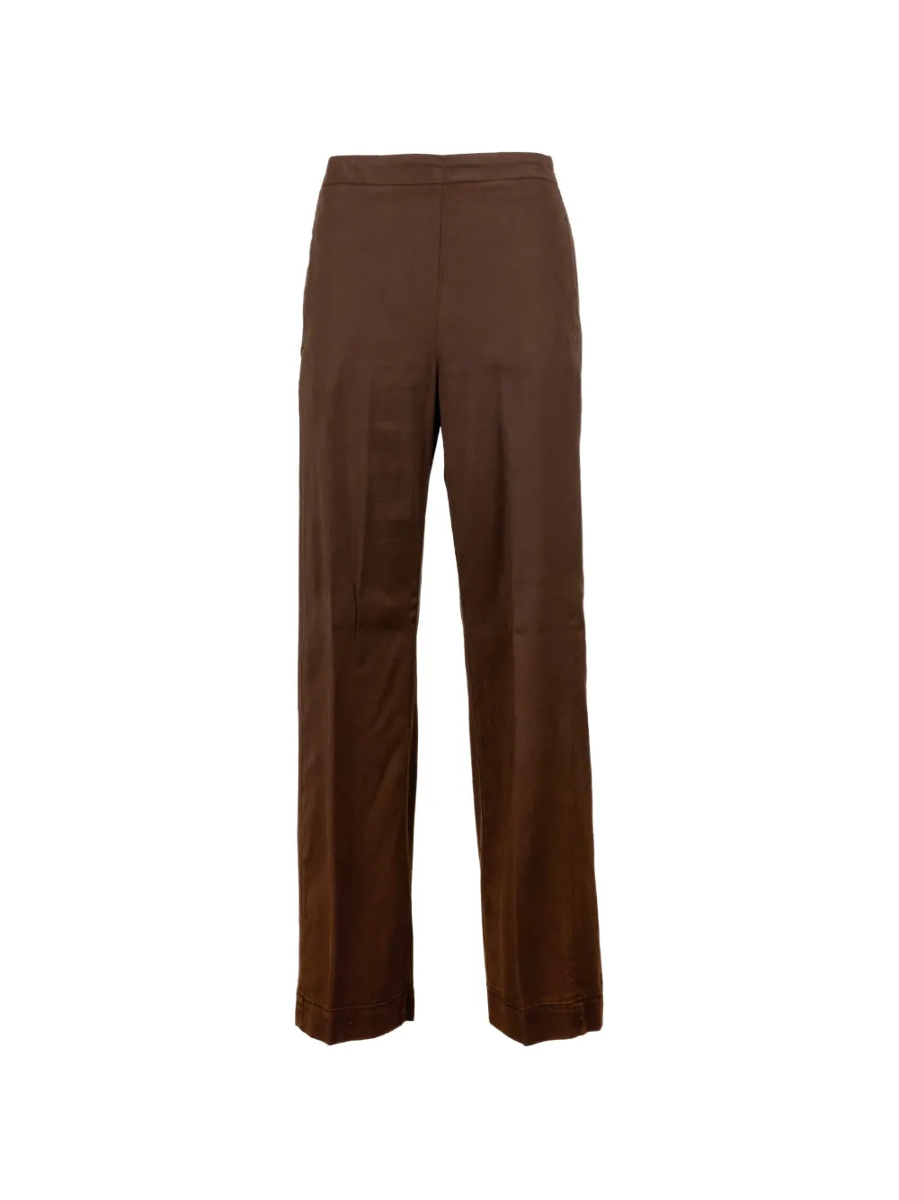Via Masini 80 straight-leg trousers - Marrone