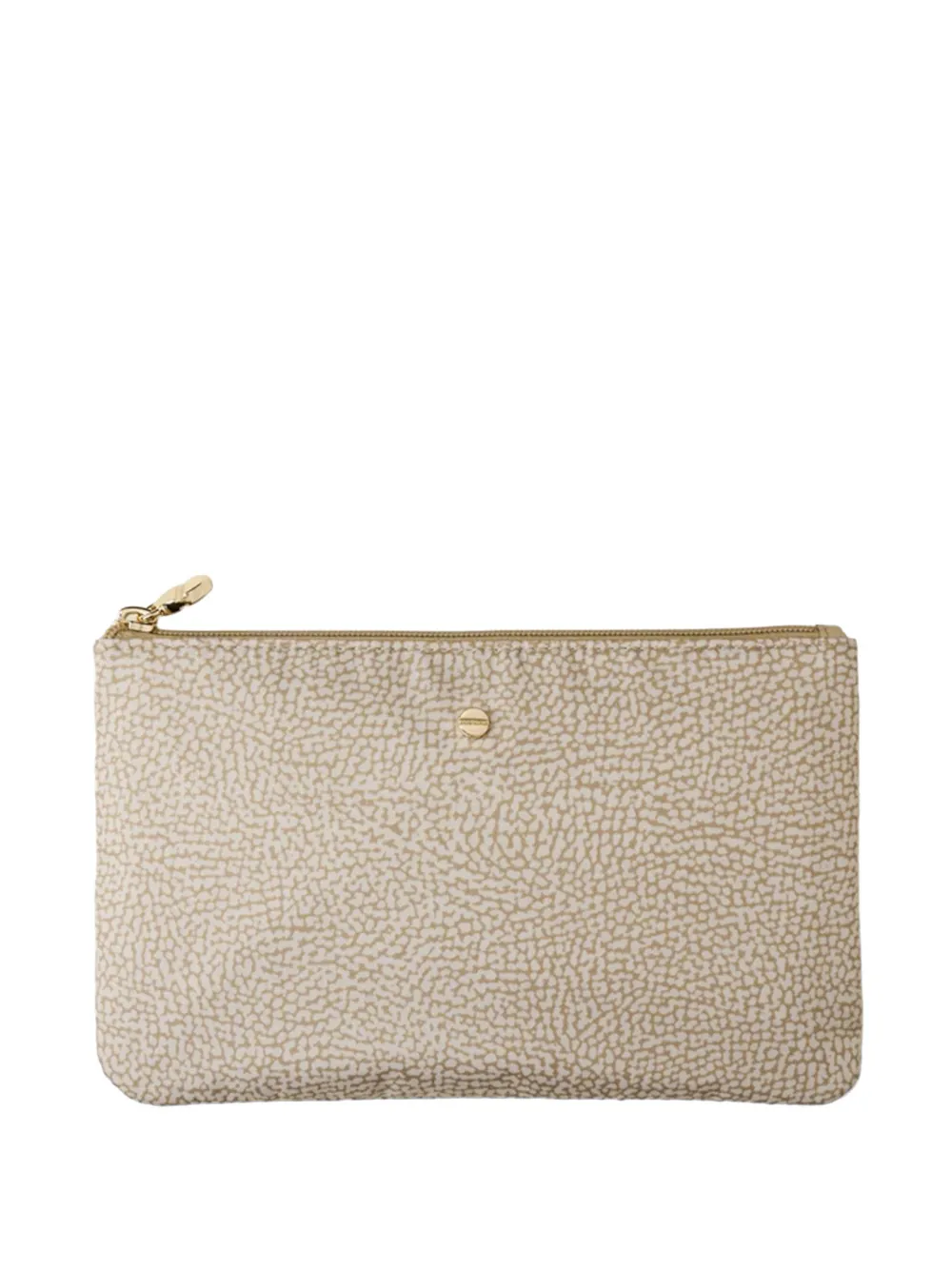 Borbonese Classica Clutch Bag In Neutral