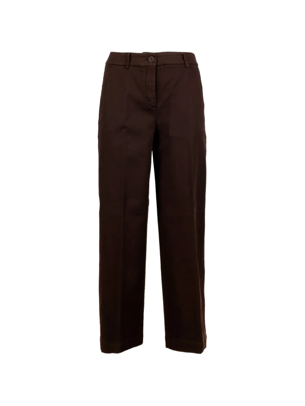 Via Masini 80 straight-leg trousers - Marrone