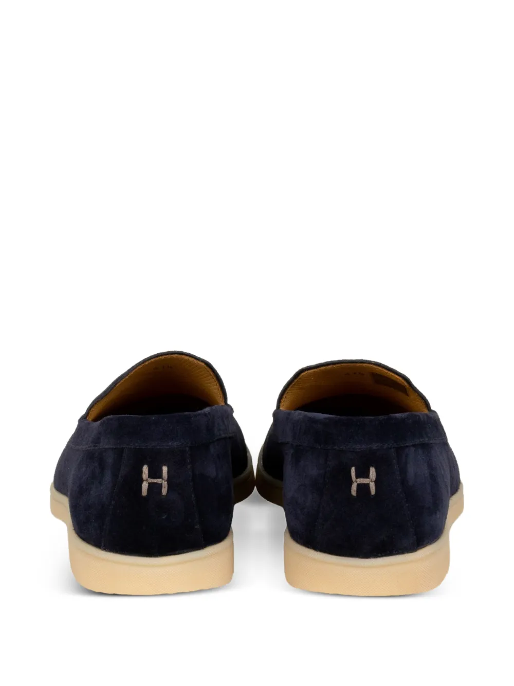 Henderson Baracco suede loafers Blauw
