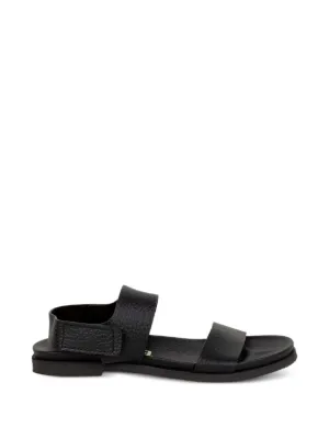 Jil Sander バックル フラットサンダル | ブラック | FARFETCH JP
