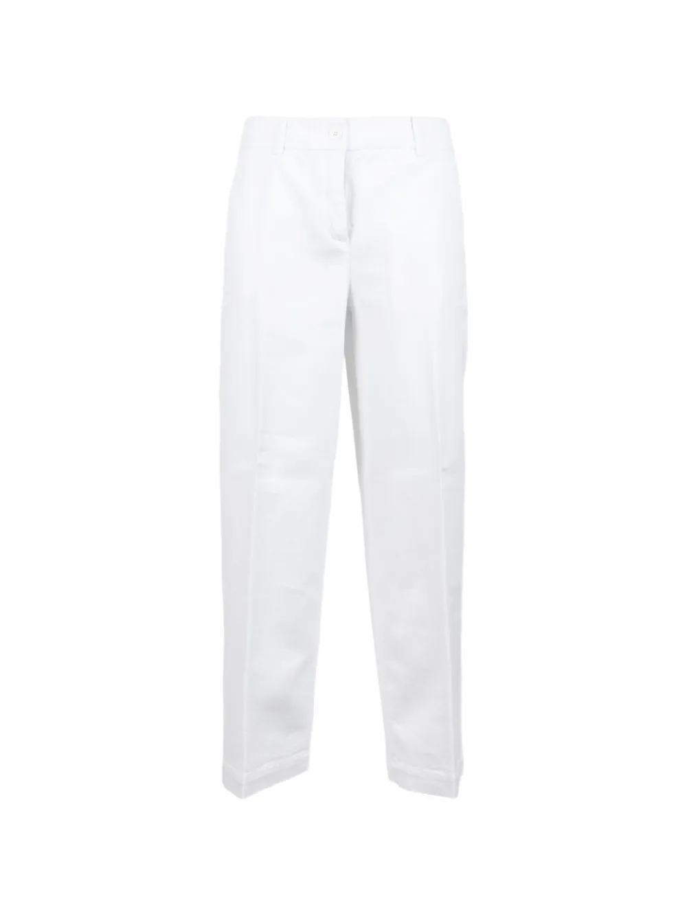 Via Masini 80 straight-leg trousers - Bianco