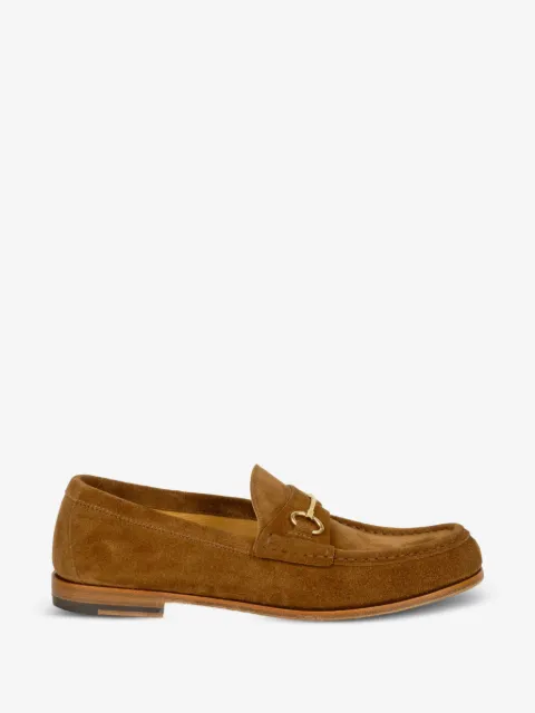 Henderson Baracco horsebit suede sandals
