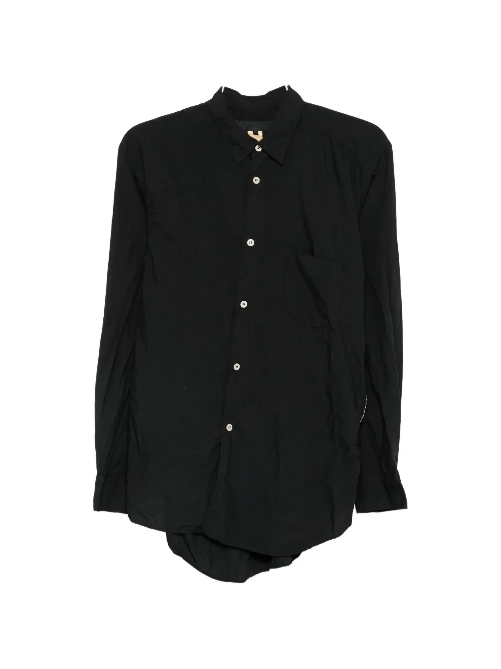 Comme Des Garçons Shirt zip-detail long-sleeve shirt - Black