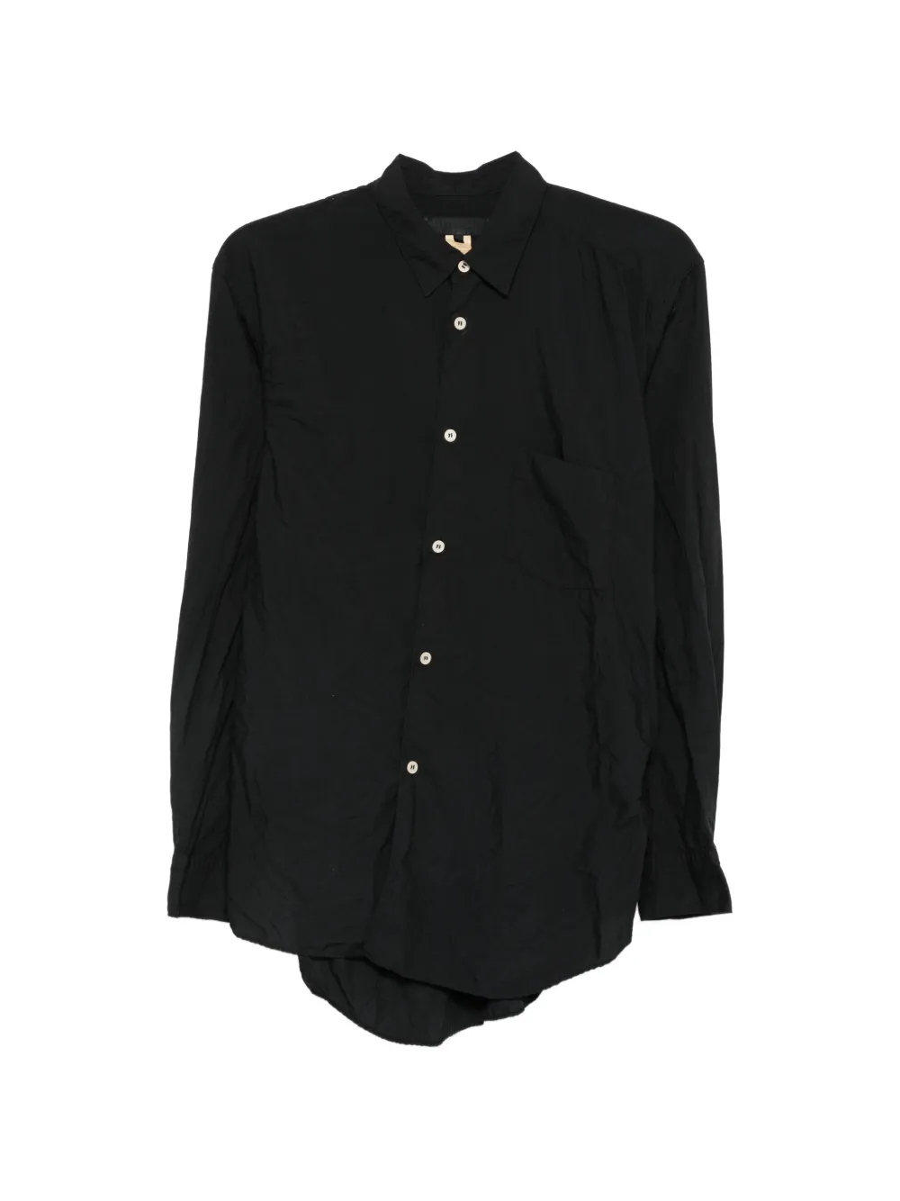 Comme Des Garçons Shirt zip-detail long-sleeve shirt - Black