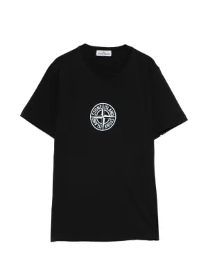 Moncler Enfant ロゴ Tシャツ | ブラック | FARFETCH JP