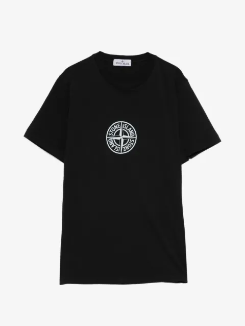 Stone Island Junior T-Shirt mit Logo-Print