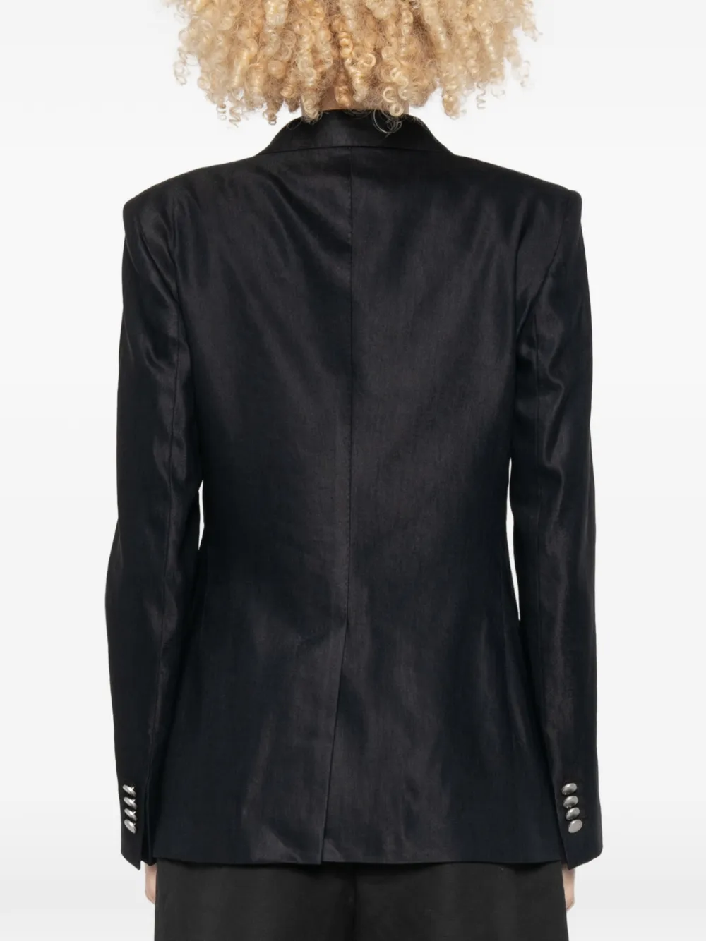 Tagliatore Blazer met dubbele rij knopen Zwart